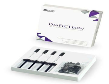 Купить ДиаФил флоу DiaFill flow шприц 2гр. А3,5 жидкотекучий светоотверждаемый реставрационный композит (Diadent)