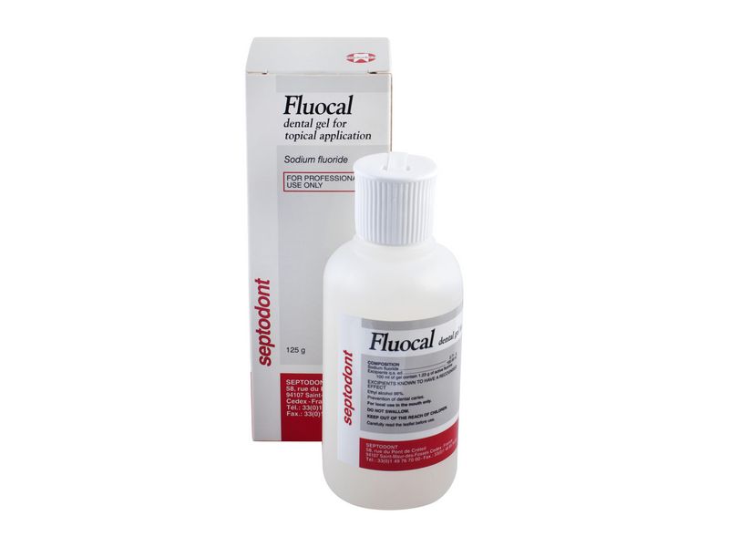 Флюокал Fluocal gel гель для профилактики кариеса 125мл (Septodont)