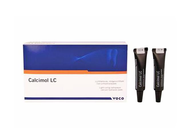 Кальцимол Calcimol LC, светоотверждаемая рентгеноконтрастная паста на основе гидроокиси кальция, туба 2*5г (Voco)