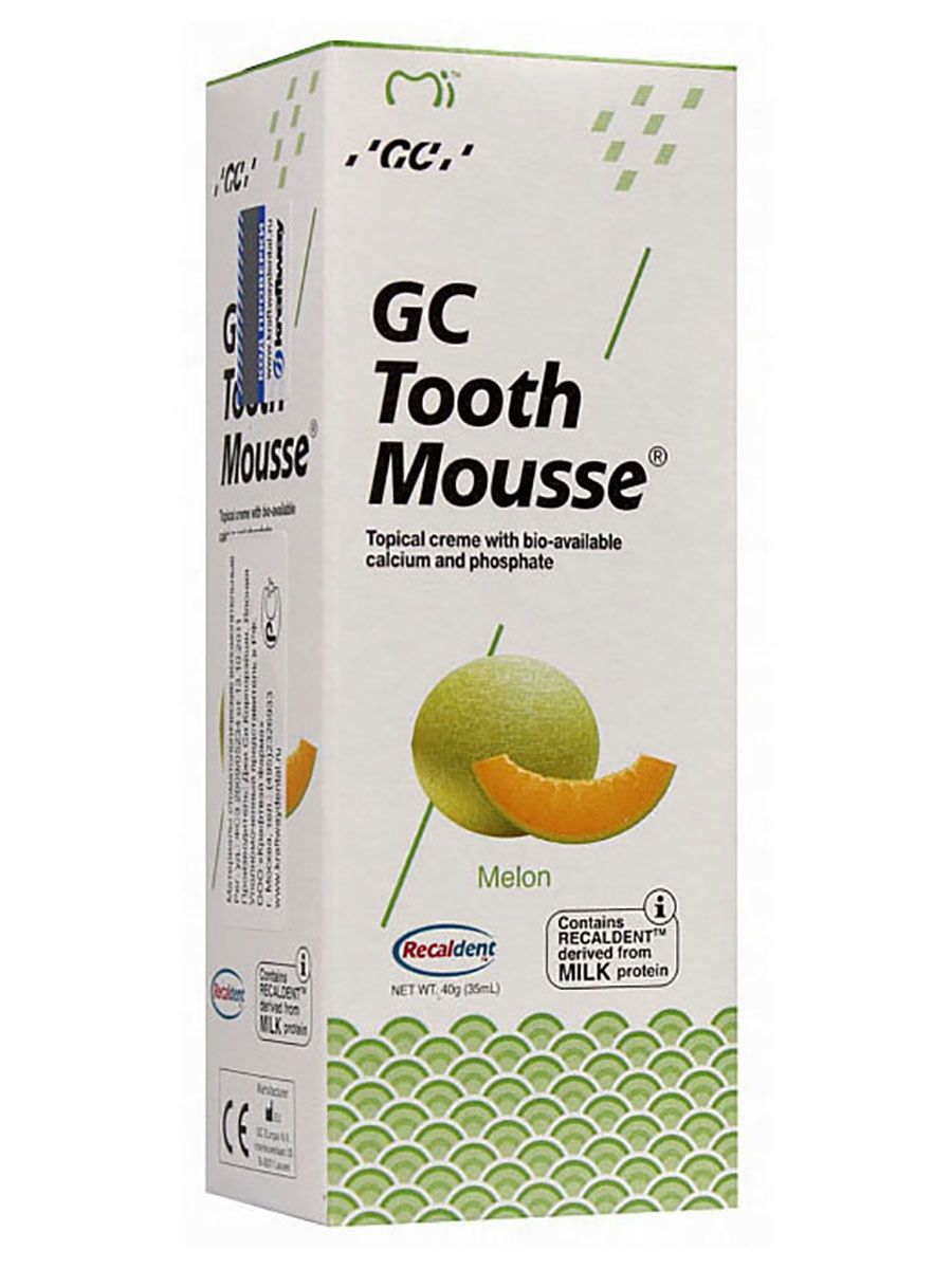 Тус-мус Tooth Mousse, гель аппликационная Дыня (GC)