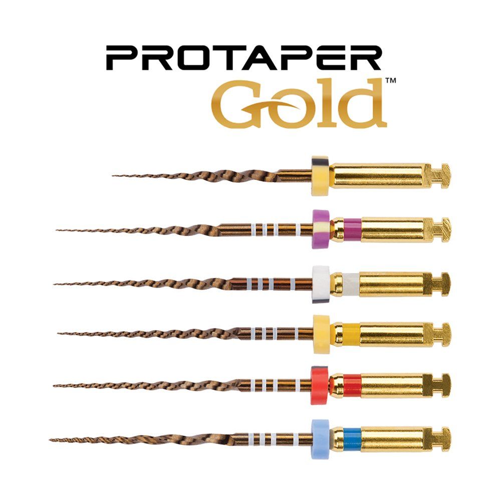 Купить Протейперы ProTaper машинные Gold F1 21мм (Dentsply)