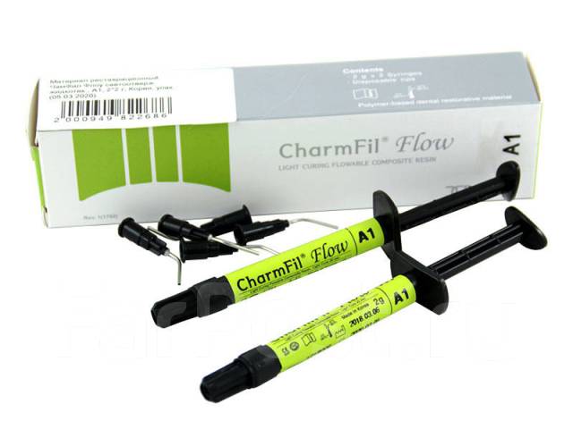 ЧамФил CharmFil Flow А1, светоотверждаемый жидкотекучий композит, 2*2г