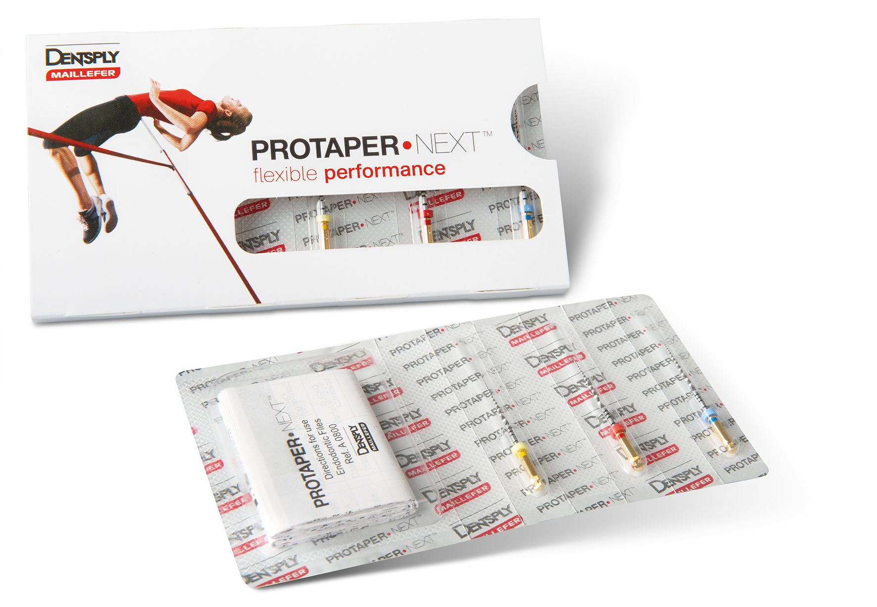 Купить Протейперы Некст Protaper Next X4, никель-титановый, стерильные инструменты 21мм 3шт (Dentsply)