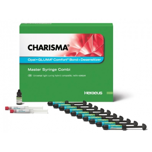 Харизма CHARISMA DIAMOND Master Kit полный набор, наногибридный светоотверждаемый композитный материал, шприц 10*4г (Heraeus)
