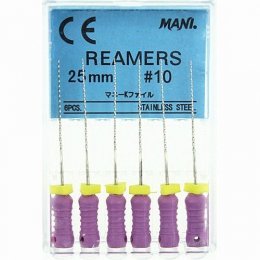 Риммеры ручные дрильборы Reamers 25мм №10 (6шт) Mani