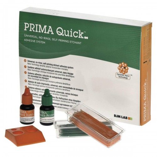 Прима PRIMA Quick набор самопротравливающий адгезивная система праймер Prima Quick 10мл, адгезив Prima Quick 10мл (BJM)