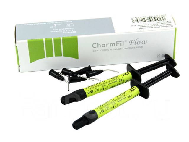ЧамФил CharmFil Flow А3,5, светоотверждаемый жидкотекучий композит, 2*2г