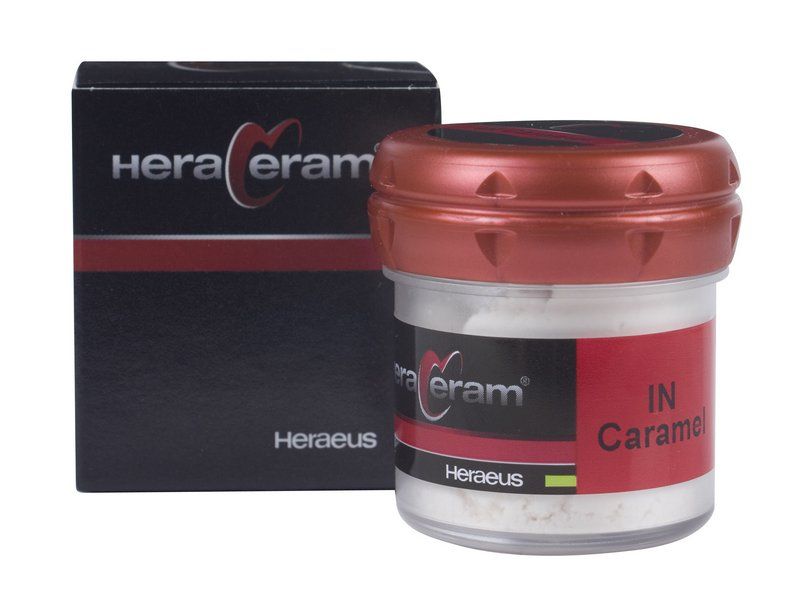 Инкризер HeraCeram Caramel IN C, для маскировки в местах, где исключено применение толстого слоя дентина, 20г, карамель (Heraeus)