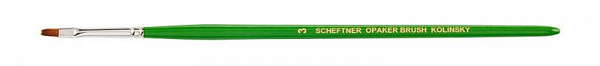 Купить Кисть Kolinsky Brush #3 с натуральным ворсом, размер 3 (Scheftner)