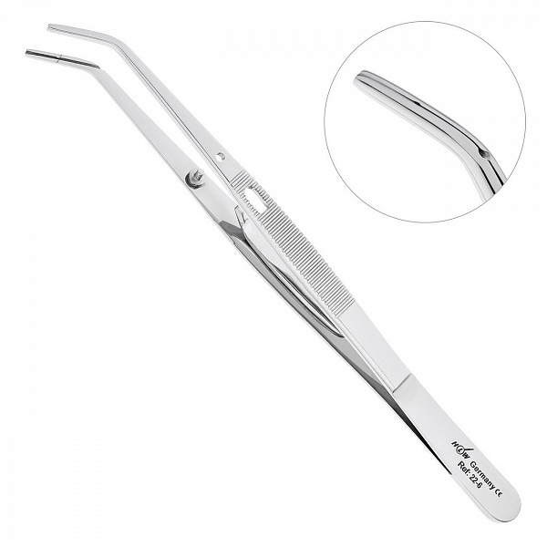 Купить Пинцет с зажимом Pin, 15 см, 22-6* (HLW)