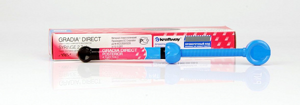Купить Градиа директ Gradia Direct Posterior шприц P-WT 4,7 гр / 2,9 мл (GC)