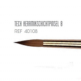 Кисть моделировочная Kolinsky №8 (Omega Tech)
