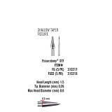 Бор фиссуротомический STF FG (SS White)