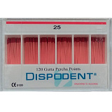 Штифты гуттаперчивые №25 (120шт) Dispodent