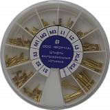 Штифты анкерные латунные позолоченные ШВП L5 12шт (Форма)