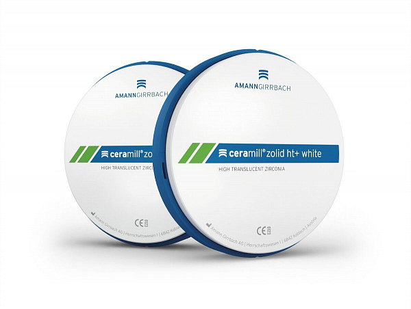 Купить Керамил CERAMILL ZOLID HT+ ZIRCONIA DISC WHITE 71X18 (AmmanGirrbach)