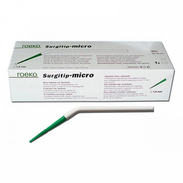Купить Слюноотсосы Surgitip-micro, стерильные для хирургии, 20шт (Colten)