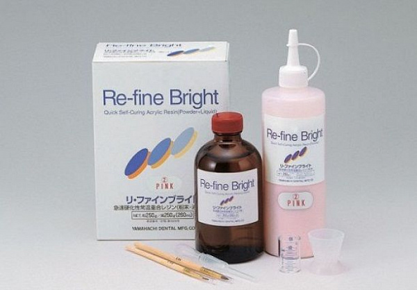 Купить Рефайн брайт Re-Fine Bright, цвет розовый с прожилками LF-Pink, 250г +260г (Yamahachi) б/д