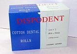 Валики ватные №2 картонный диспенсер 2000 шт Dispodent