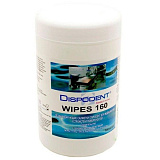 Салфетки Wipes дезинфицирущие в банке 160 шт. Dispodent