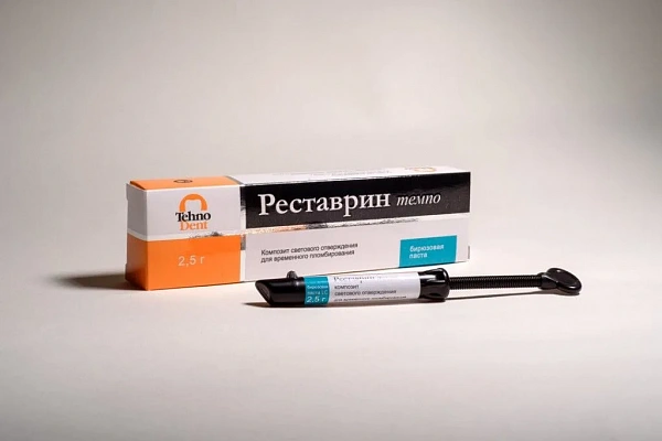 Купить Реставрин Темпо паста LC бирюзовая 2.5г (ТехноДент)