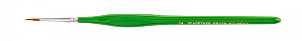 Купить Кисть Kolinsky Brush #2 с натуральным ворсом, размер 2 (Scheftner)
