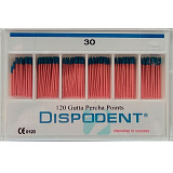 Штифты гуттаперчивые №30 (120шт) Dispodent