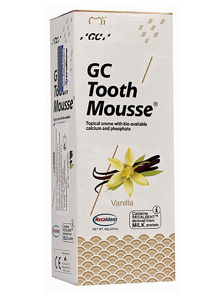 Купить Тус-мус Tooth Mousse, гель аппликационная, ваниль (GC)