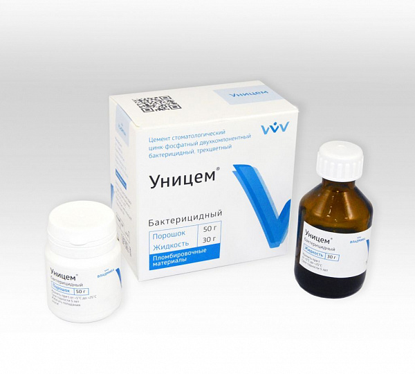 Купить Уницем порошок 50г жидкость 30г белый (Владмива)