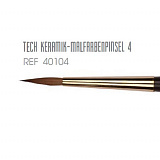 Кисть моделировочная Kolinsky №4 (Omega Tech)