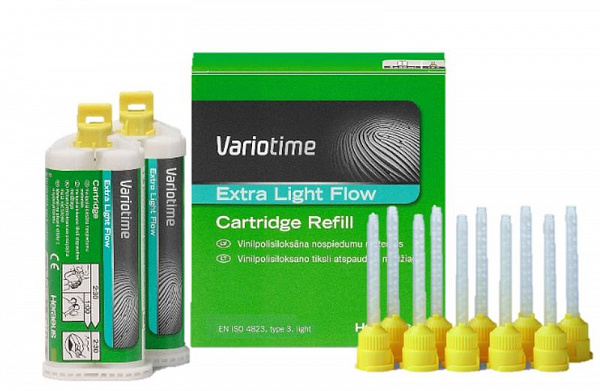Купить Вариотайм Variotime Extra Light Flow материал для коррекции, 2*50мл (Heraeus)