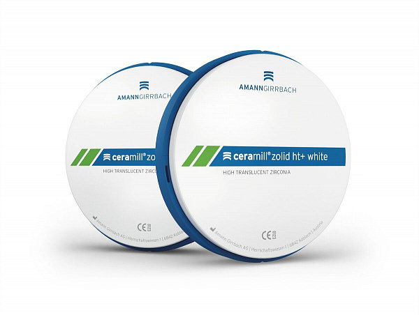 Купить Керамил CERAMILL ZOLID HT+ ZIRCONIA DISC WHITE 71X16 (AmmanGirrbach)