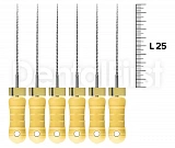 Ц-Файл C+File 25мм 020 стальной, ручной каналорасширитель 6шт (Dentsply)