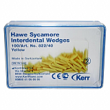 Клинья Hawe Sycamore Interdental (829/40) , жёлтые, 1000шт (Kerr)