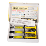 Эстелайт Флоу Estelite Flow Quick набор, реставрационный материал для восстановления объемных полостей фронтальных и боковых зубов 3*3,6г (Tokuyama)