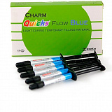 ЧамКвикс CharmQuicks Flow голубой, временный жидкотекучий материал, 5*2г