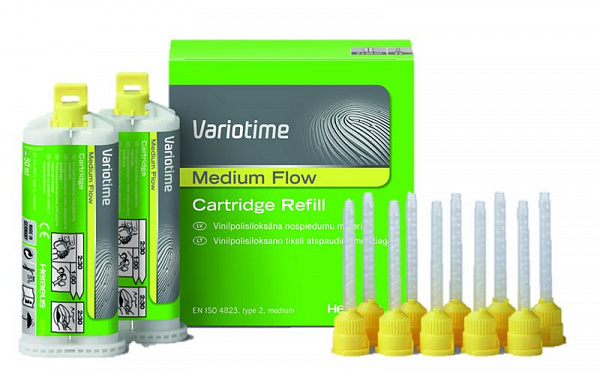 Купить Вариотайм Variotime Medium Flow материал для коррекции, 2*50мл (Heraeus)