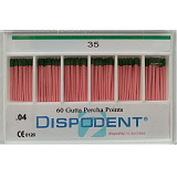Штифты гуттаперчивые 04 №35 (60шт) Dispodent