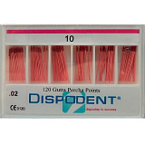 Штифты гуттаперчивые №10 (120шт) Dispodent