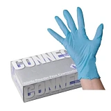 Перчатки NITRILE смотровые нестерильные нитриловые (PULIN) L 50пар.
