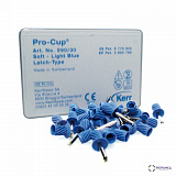Чашечки Pro-Cup Latch-Type (991/30) безлатексные резиновые жёсткие, тёмно-синие, 30шт (Kerr)