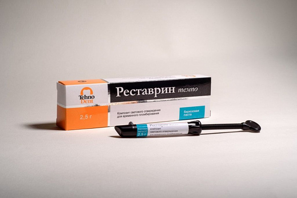 Купить Реставрин Темпо паста бирюзовая 2.5г (ТехноДент)