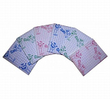 Салфетки с рисунком зуб 33х45 (500шт) (розовый) (JNB)