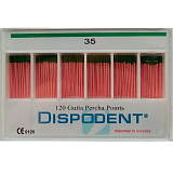 Штифты гуттаперчивые №35 (120шт) Dispodent