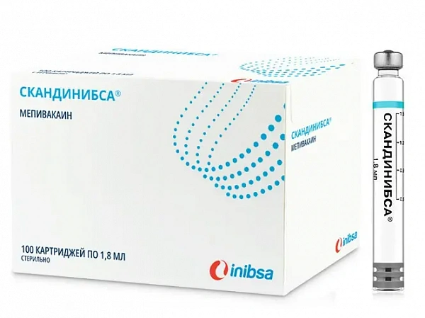 Купить Скандинибса 3% картр. 1,8мл №100