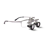 Лупа налобная Brilliance 3.5 x 450 Silver Business frame