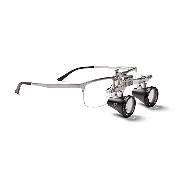 Купить Лупа налобная Brilliance 3.5 x 450 Silver Business frame