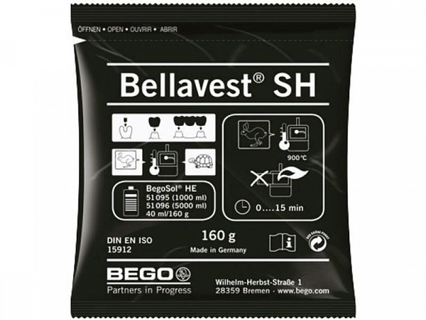 Купить Масса Bellavest® SH, паковочная 80*160г (Bego)