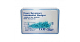 Клинья Hawe Sycamore Interdental (822/05), мини, бирюзовые, 100шт (Kerr)