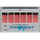Штифты гуттаперчивые 06 №40 (60шт) Dispodent